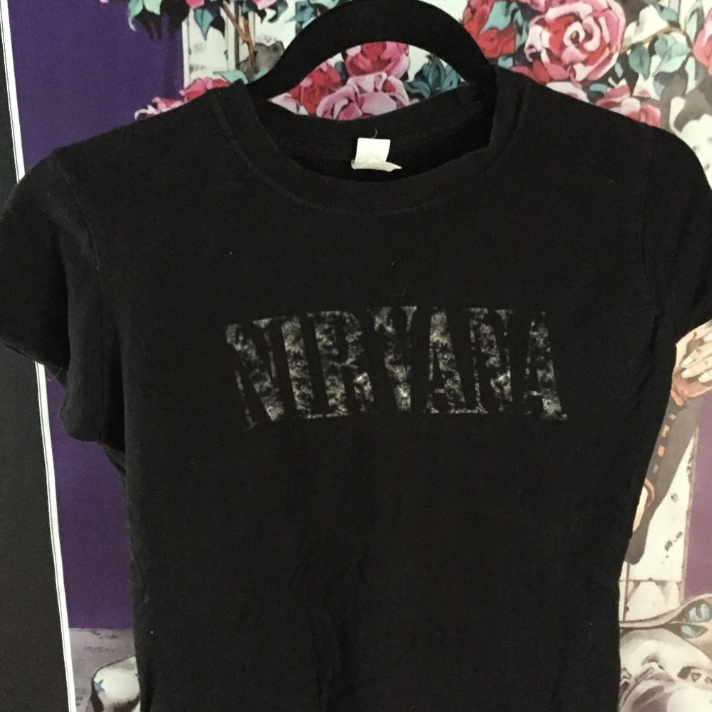 Nirvana Tie Dye Logo Girls T-Shirt
